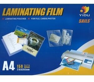 The BRAINWARE YIDU A4 Laminating Pouch X100