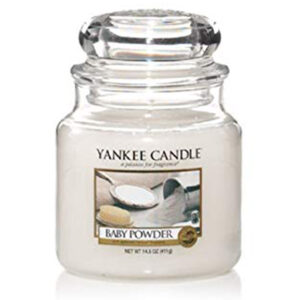 Yankee Candle Baby Powder Medium Jar Retail Box