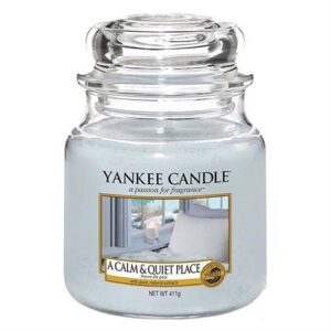 Yankee Candle Calm & Quiet Medium Jar Retail Box