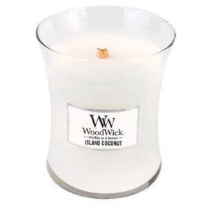 Woodwick Island Coconut Medium Jar Retail Box No