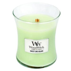 Woodwick Sweet Lime Gelato Medium Jar Retail Box
