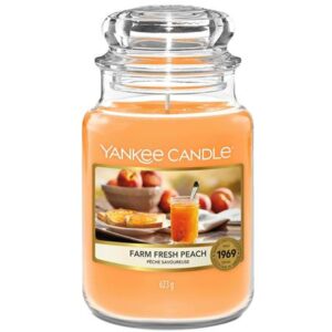 Yankee Candle Fresh Peach Large Jar Retail Box No