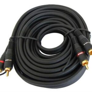 Geeko 2 X RCA Male to Male Audio Cable With