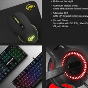 KWG Draco E1A 4 in 1 RGB Multi Colour Backlit