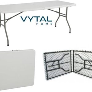 Vytal Home Foldable Rectangle Trestle Table