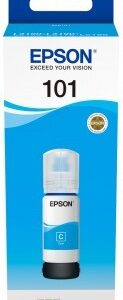 The Epson T03V24A is a 70 ml cyan ink bottle
