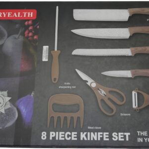 EVRYEALTH 8pc Knife Set
