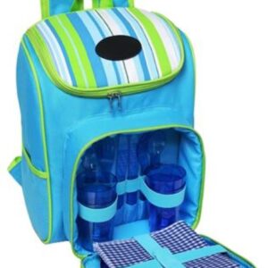 Striped Picnic Backpack
