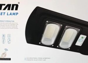 The Solarix Jortam 120W Solar Street Lamp