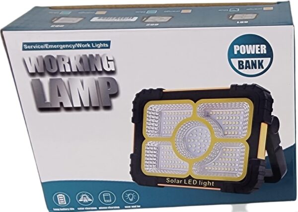 Solarix LED Solar Floodlamp Orange 90W Portable