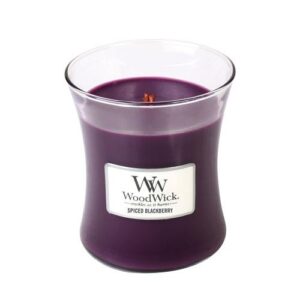 Woodwick Spiced Blackberry Medium Jar Retail Box