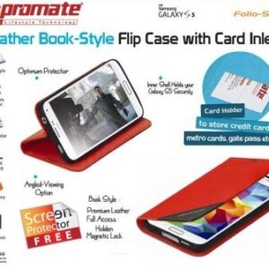Promate Folio S5 Bookcover with inside card