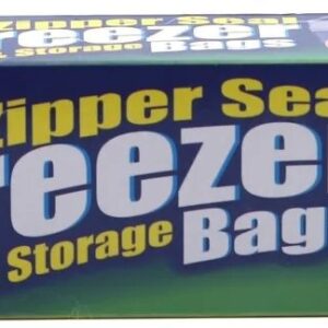 Zipper Food Freezer Seal Storage Bag 17.8cm X