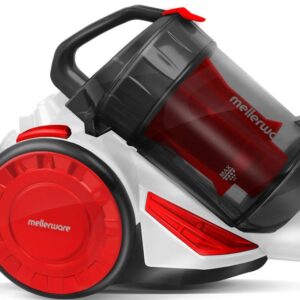 Vacuum Cleaner Bagless Cyclone Plastic Red 1.2L
