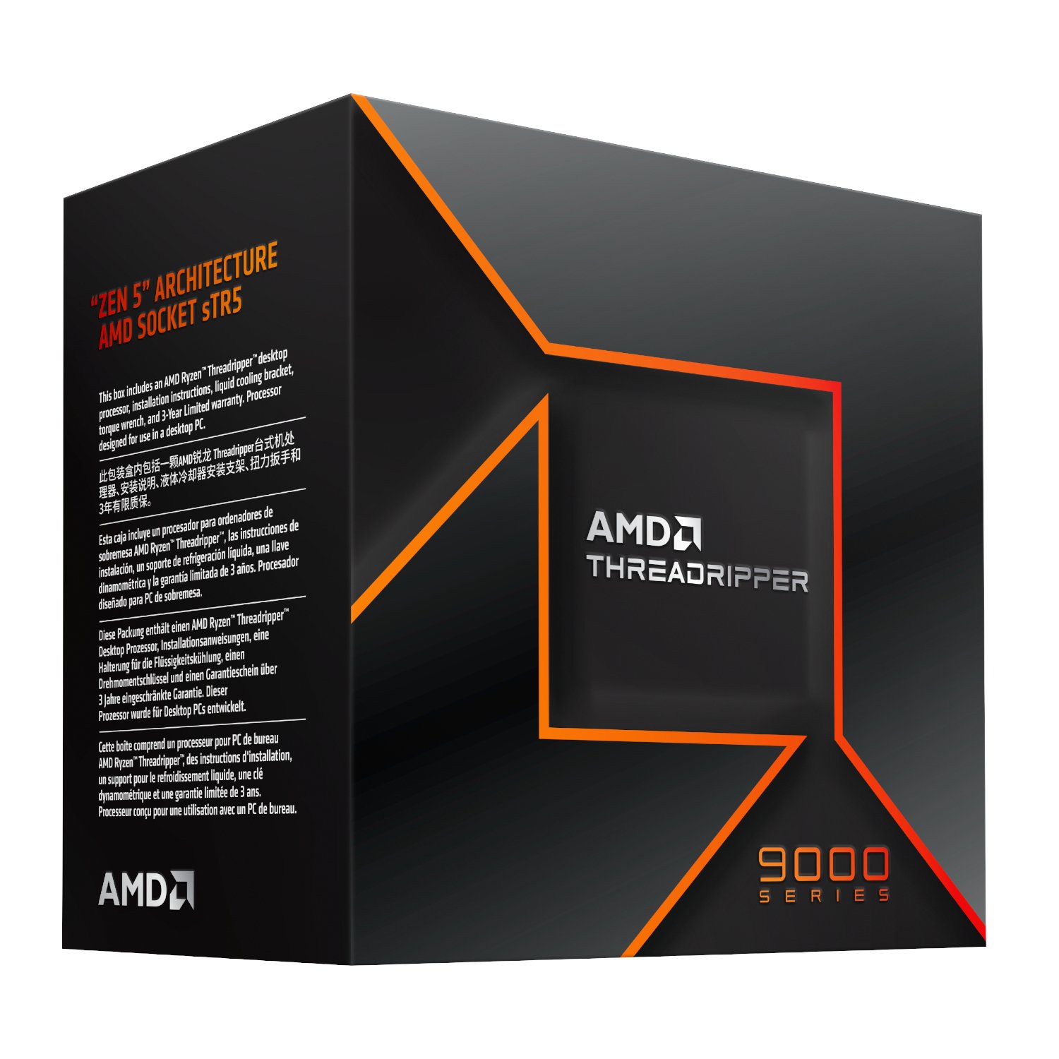 AMD Ryzen Threadripper 9980WX 64-Core 3.2GHz CPU - Image 3