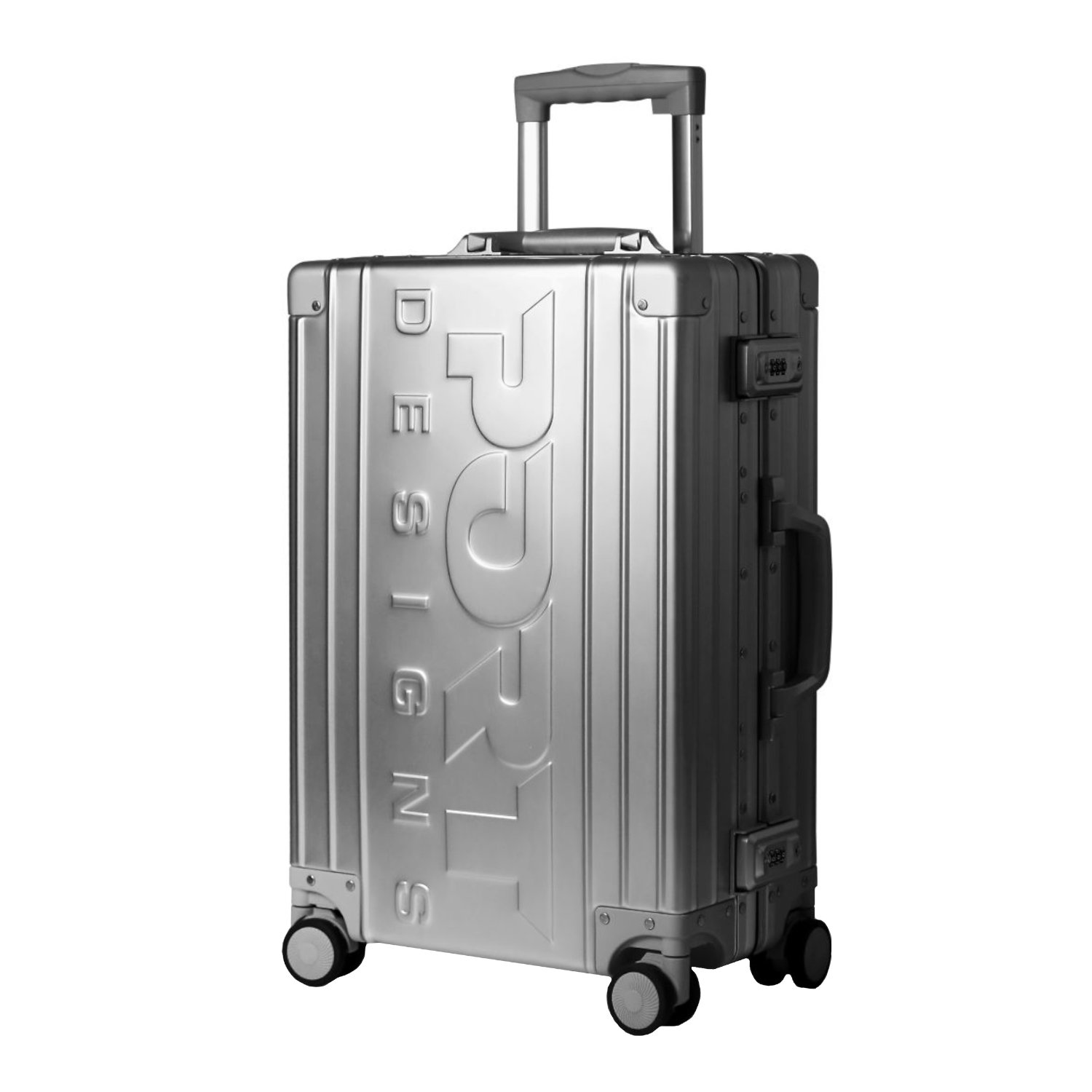 Port Designs VAL D'ISERE 30L Metal Travel Suitcase - Image 5