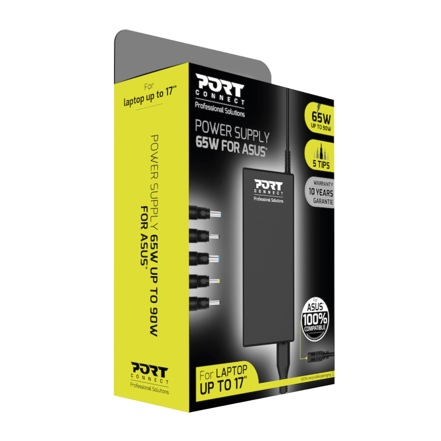 Port Connect 65W Notebook Adapter Asus - Image 5