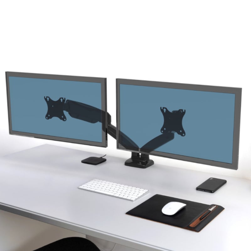 PORT Monitor Arm VESA Dual Screen - Black - Image 5