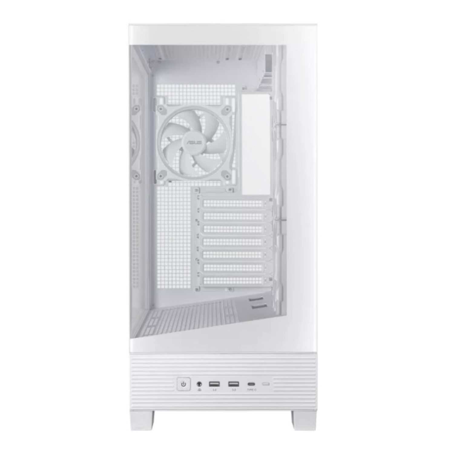 Asus A31 PLUS Mid Tower ATX Chassis - White - Image 3