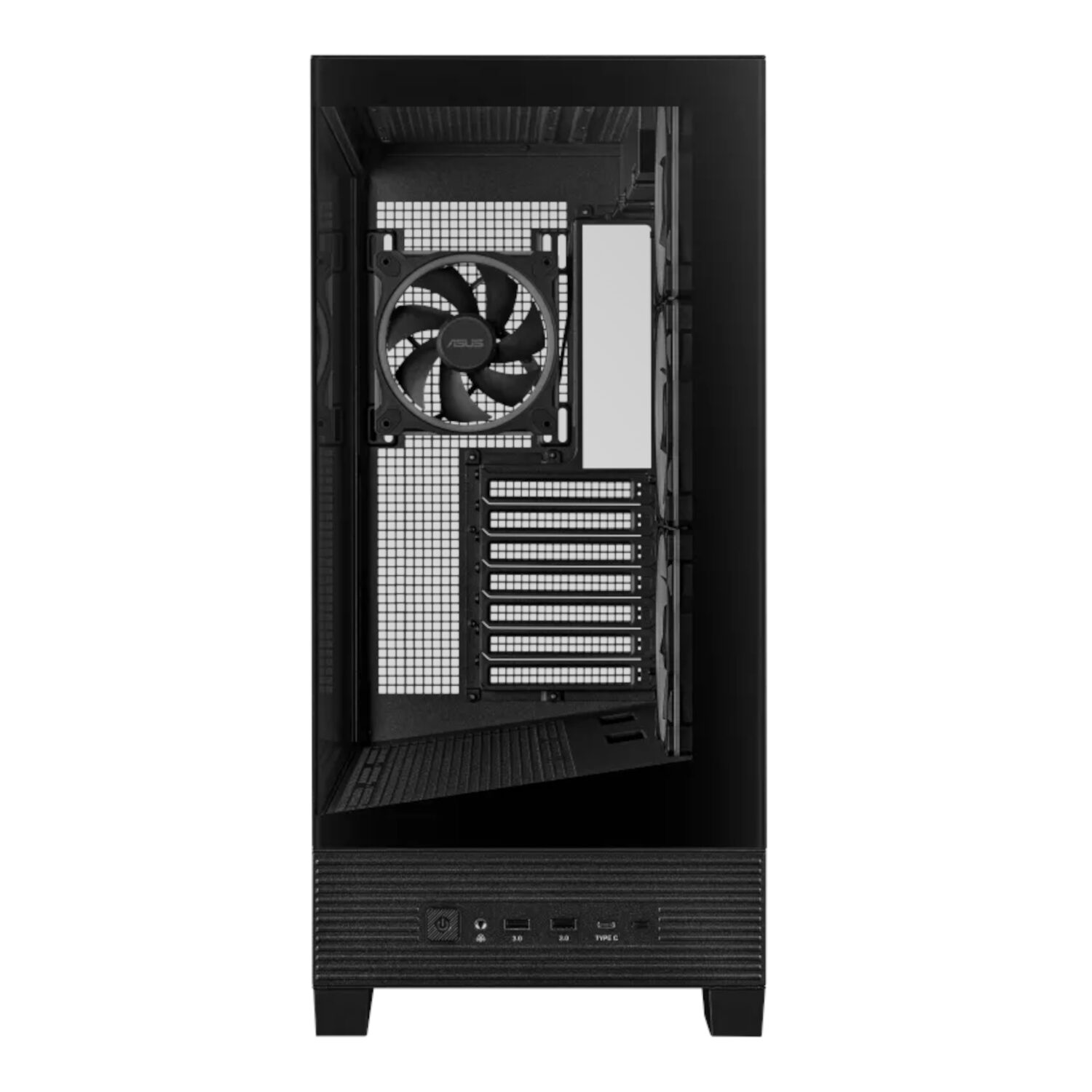 Asus A31 PLUS Mid Tower ATX Chassis - Black - Image 3