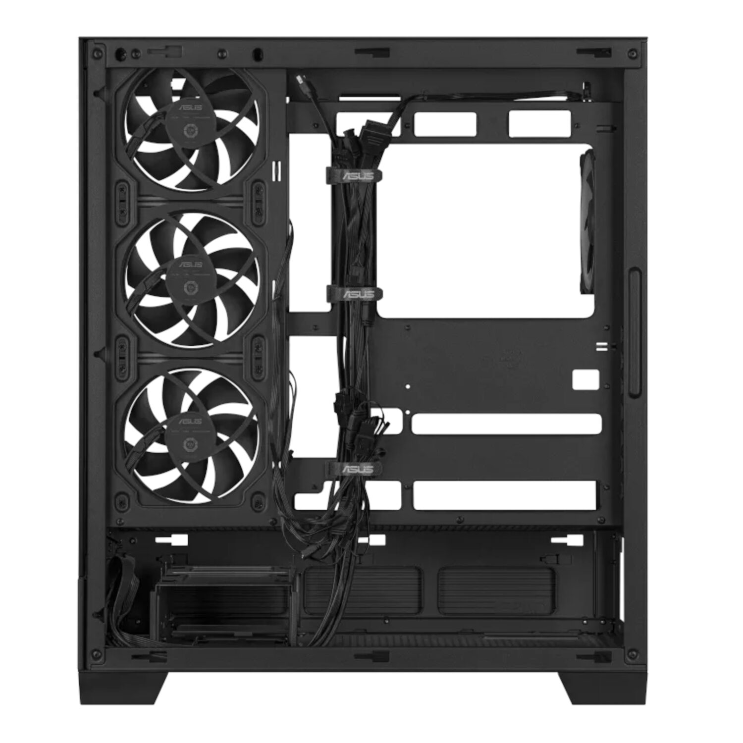 Asus A31 PLUS Mid Tower ATX Chassis - Black - Image 6