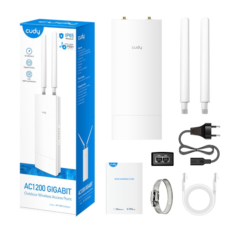 Cudy AC1200 Gigabit Dual Band Ceiling Access Point
- Outdoor - Image 6