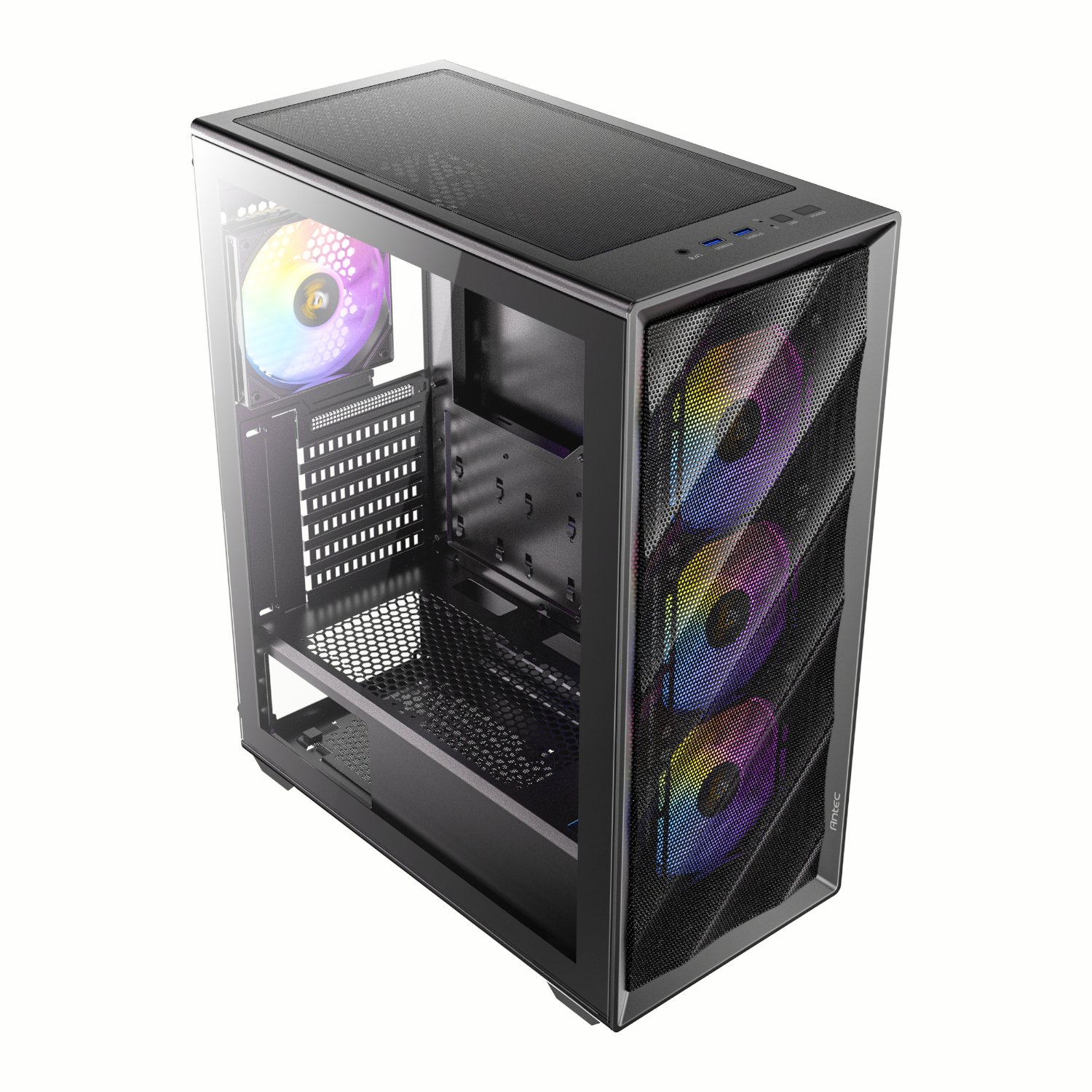 Antec AX85 ATX ARGB Mid-Tower Gaming Chassis - Black - Image 4