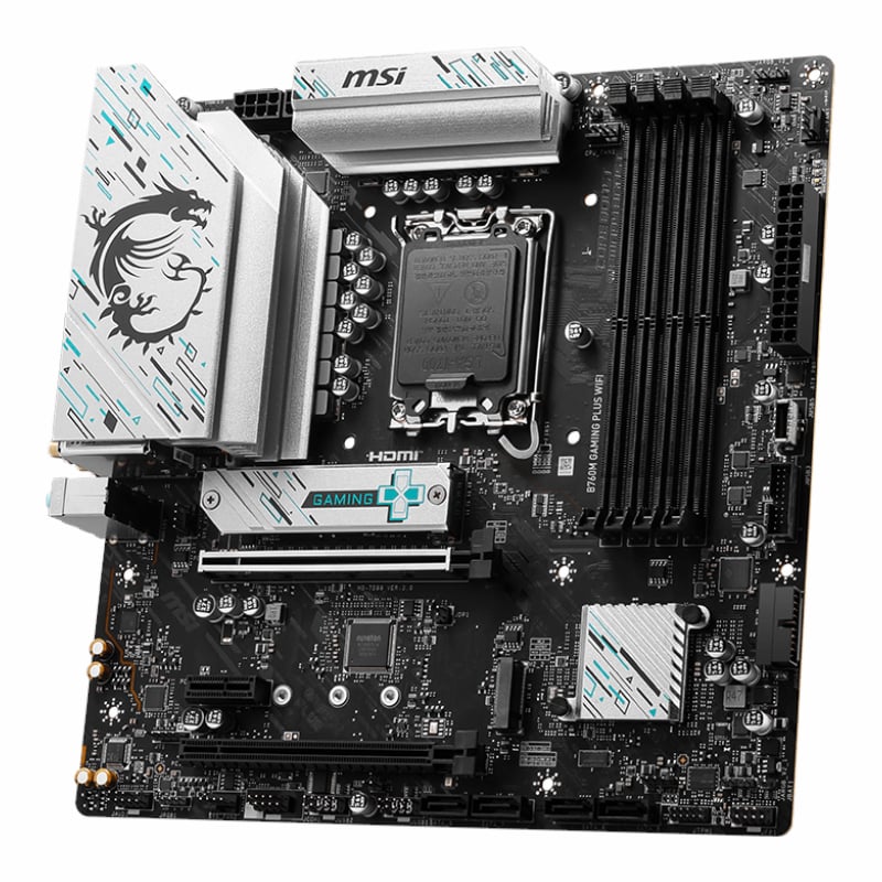 MSI B760M GAMING PLUS WIFI DDR5 Intel LGA1700 M-ATX Gaming Motherboard - Image 3