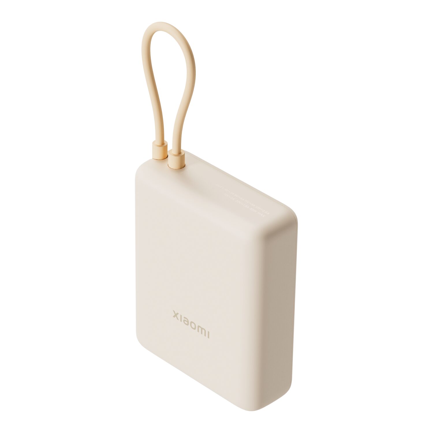 Xiaomi 33W Power Bank 10000 (Integrated Cable) - Tan - Image 7
