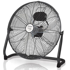Mellerware Steel Black Hi Velocity 40cm 3 Speed Floor Fan