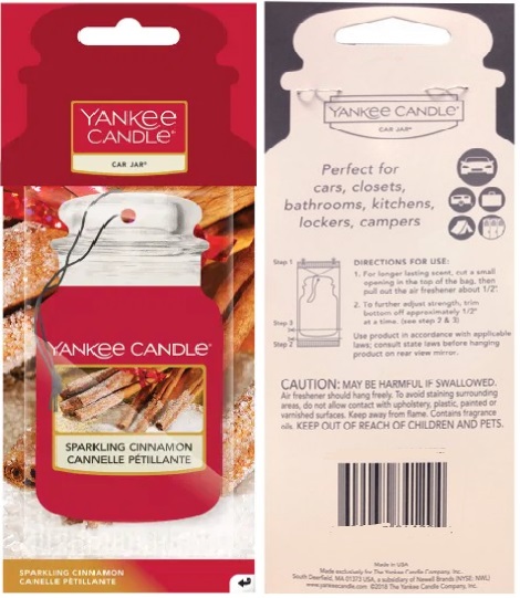 Yankee Candle Sparkling Cinnamon Card Jar