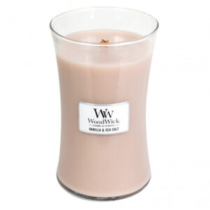 Woodwick Vanilla & Sea Salt Large Candle Jar