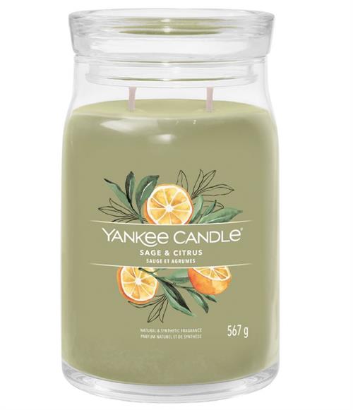 Yankee Candle Sage & Citrus Medium Jar