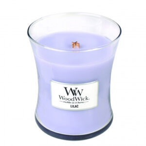 Woodwick Lilac Candle Medium Jar Retail Box
