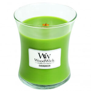 Woodwick Evergreen Candle Medium Jar Retail Box No warranty