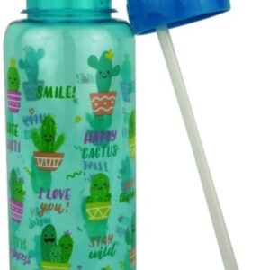 Casey FlipTop 1 Litre Plastic Water Bottle Blue