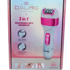Daling 3- in-1 Rechargeable Ladies Grooming Kit