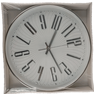Casey Wall Clock Silver