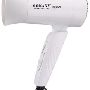 Sokany Foldable Mini Hair Dryer White