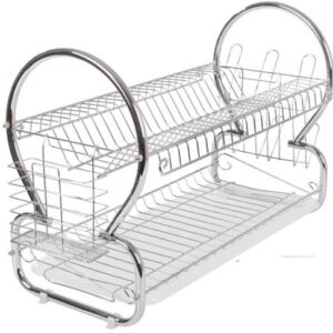 Casey 2 Layer 40cm Stainless Steel Medium Dish Rack