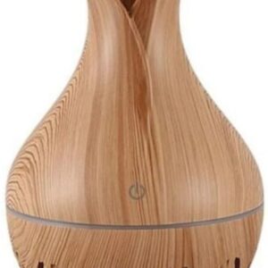 Casey Ultrasonic Aroma Humidifier Light Hollow Wood Grain