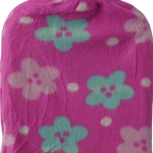 Casey Deluxe Rubber 2 Litre Hot Water Bottle Pink Flower