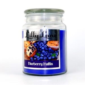 Lilly Lane Blueberry Muffin Scented Candle Large Lidded