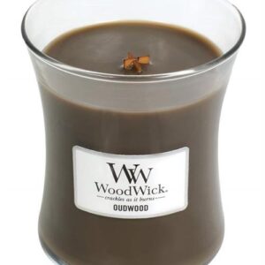 Woodwick Oudwood Medium Jar Retail Box No warranty