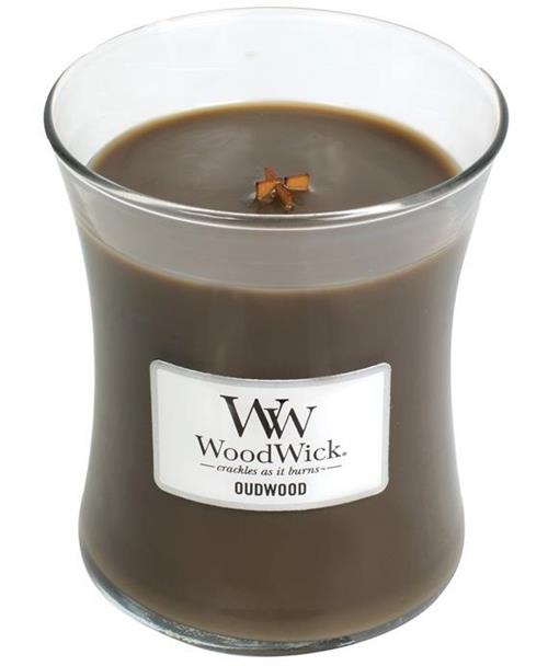 Woodwick Oudwood Medium Jar Retail Box No warranty