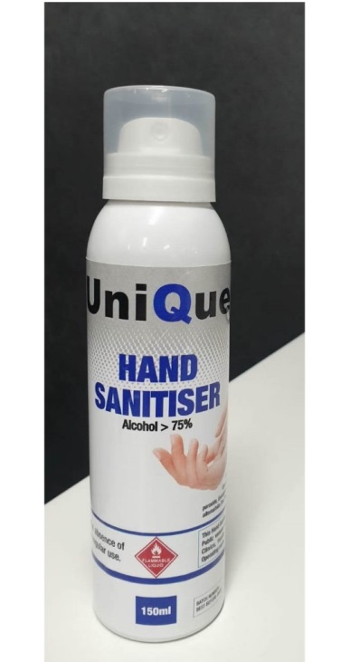 Casey UniQue 150ml Hand Sanitiser Spray
