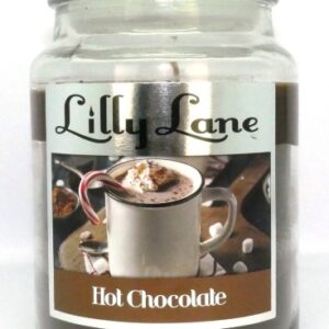 Lilly Lane Hot Chocolate Scented Candle Large Lidded Mason