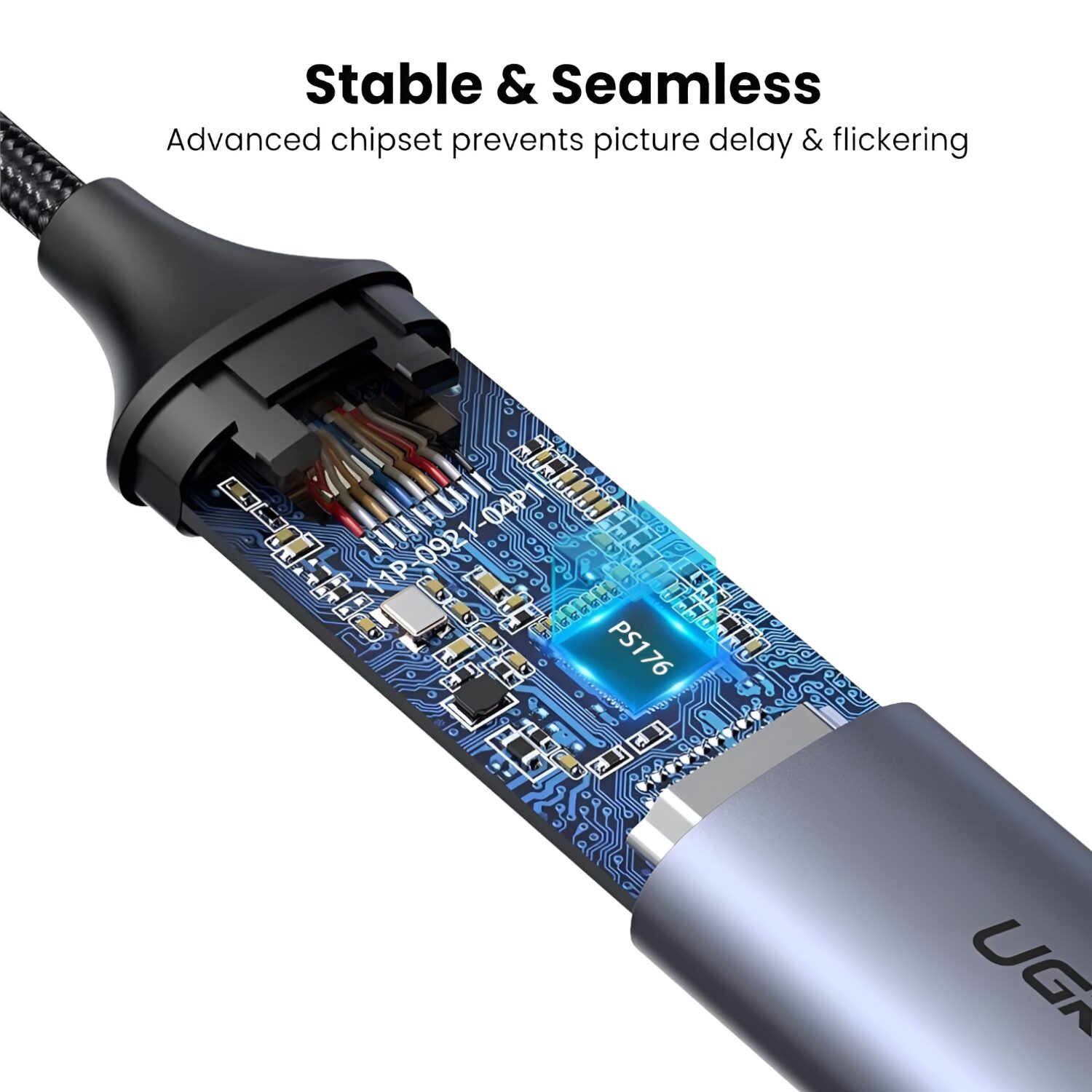 UGREEN Type-C To 4K HDMI Adapter - Silver - Image 4