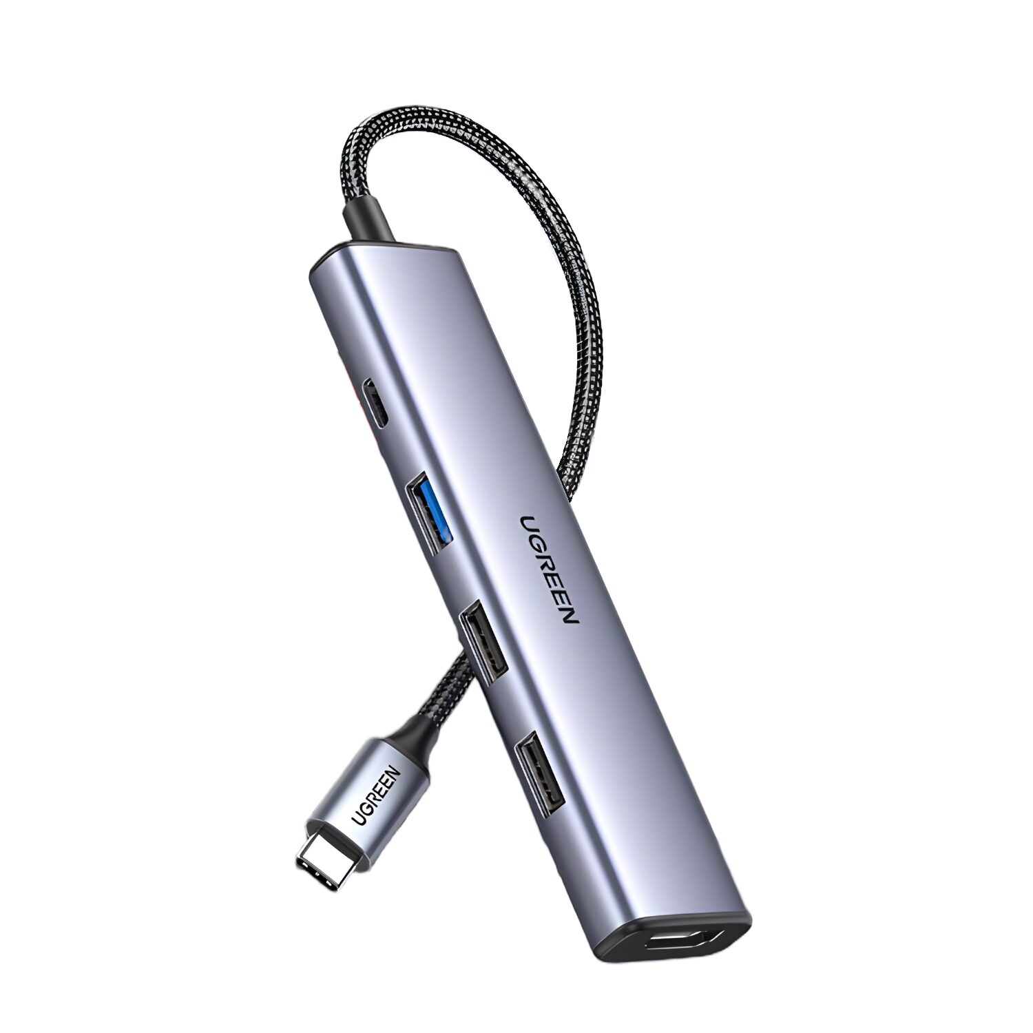 UGREEN Revodok 5-in-1 Type-C Hub | 4K HDMI | Type-C | USB3.0 | USB2.0 - Image 2