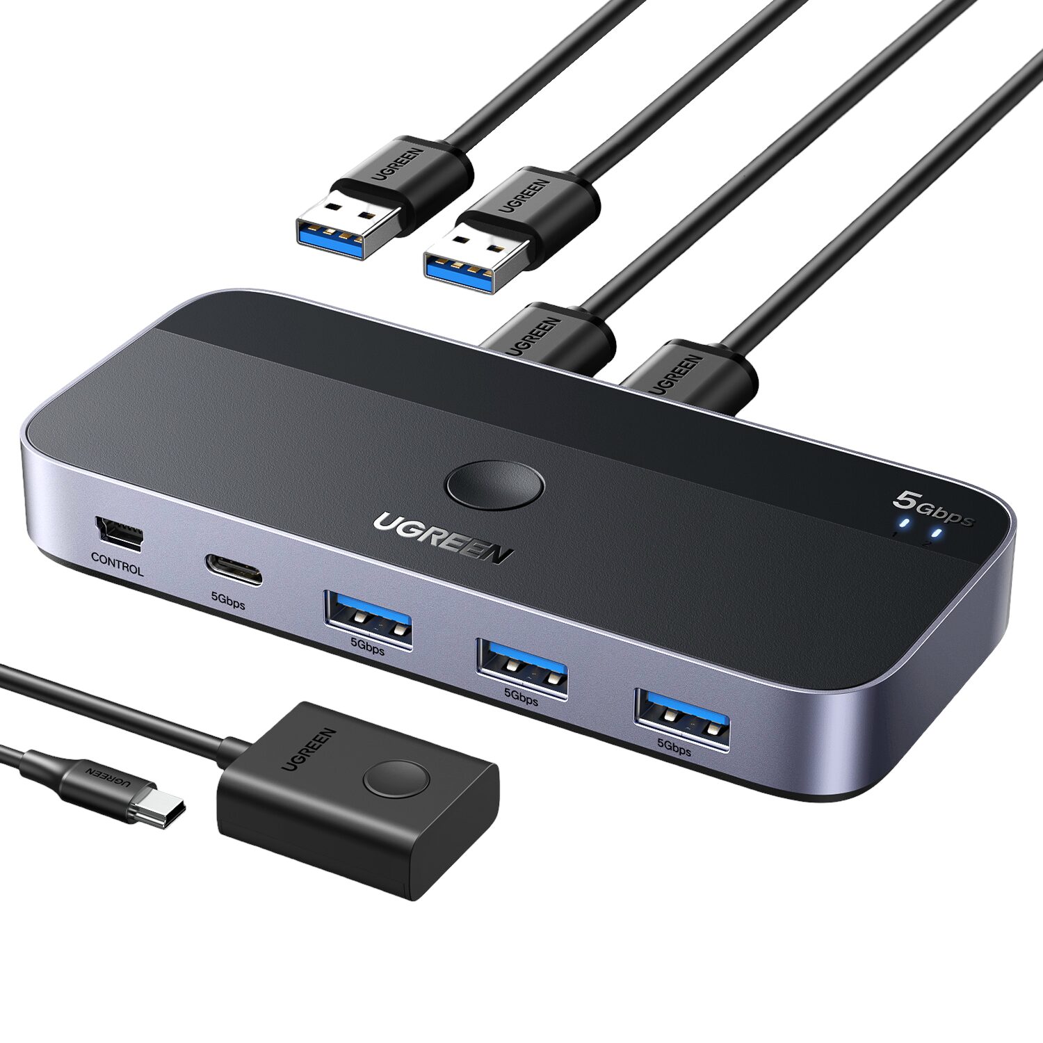 UGREEN Sharing Switch Box 2-in-4 Out - Image 2